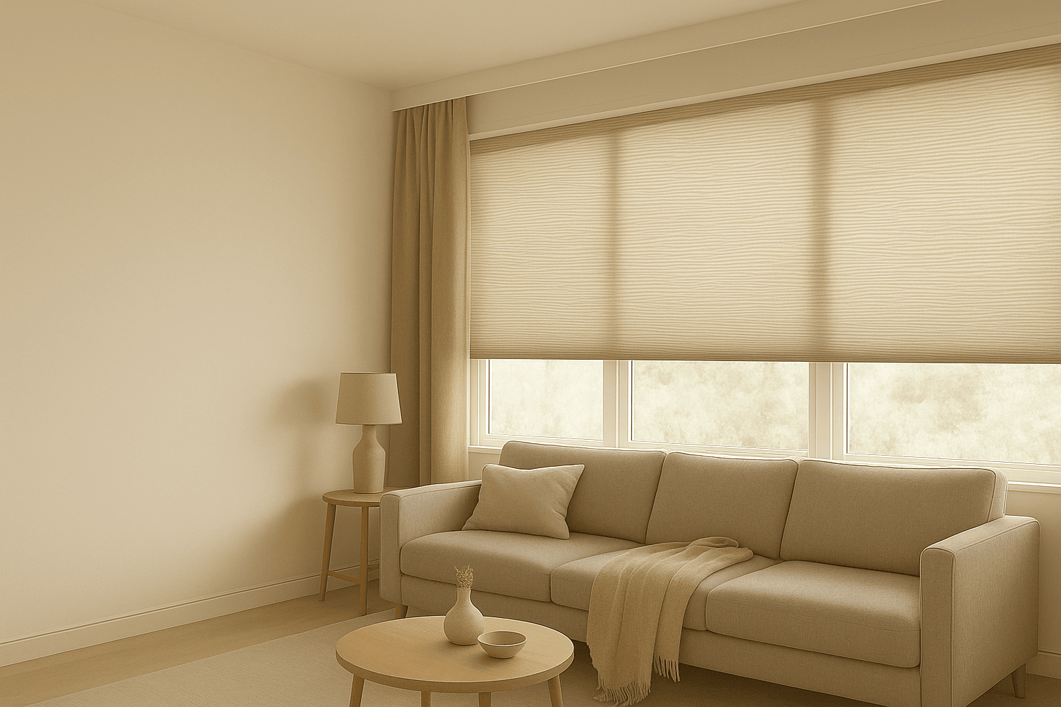 Neutral Complementary Roller Blinds