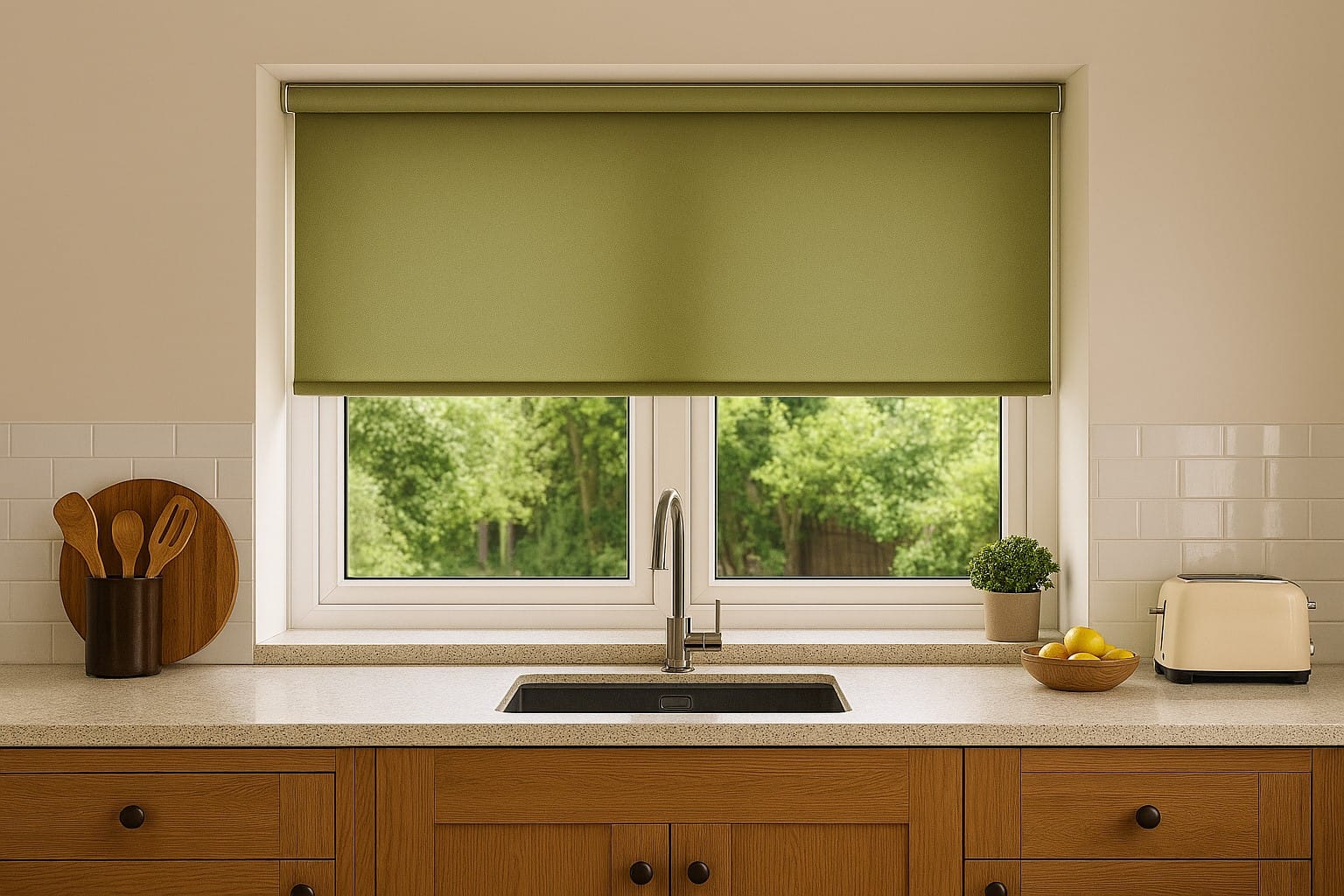 Kitchen Roller Blind Bury St Edmunds