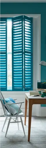 Basswood Shutter, Custom Paint,