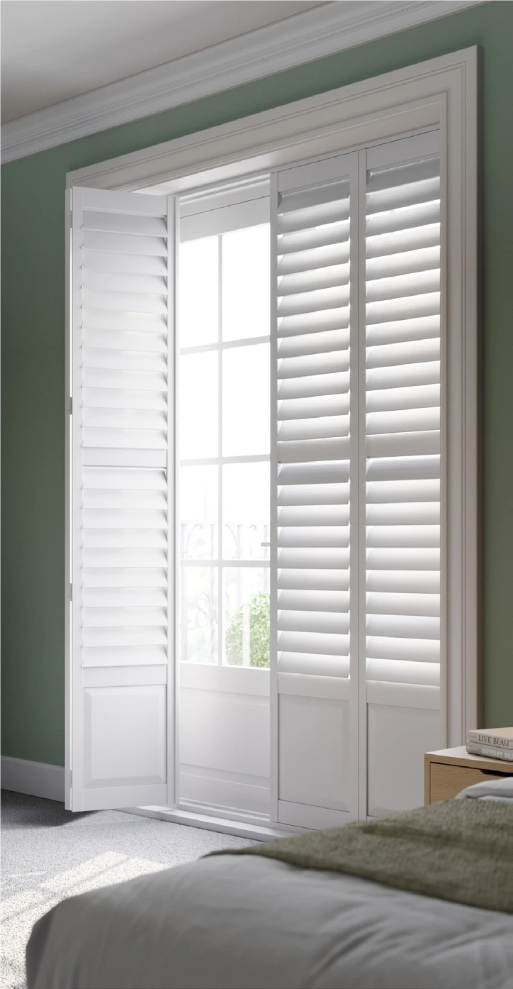 Paulownia, Vivid White, Combination Shutter.